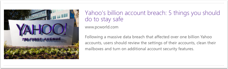 Yahoo's billion account breach: five things you should do to stay safe